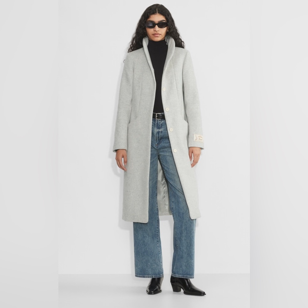 Wilfred Virgin Wool Cashmere Cocoon Coat